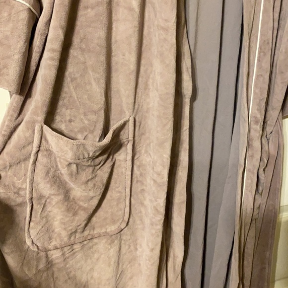 Vintage Christian Dior Monsieur tan plush velvet logo robe, one size - Picture 10 of 11